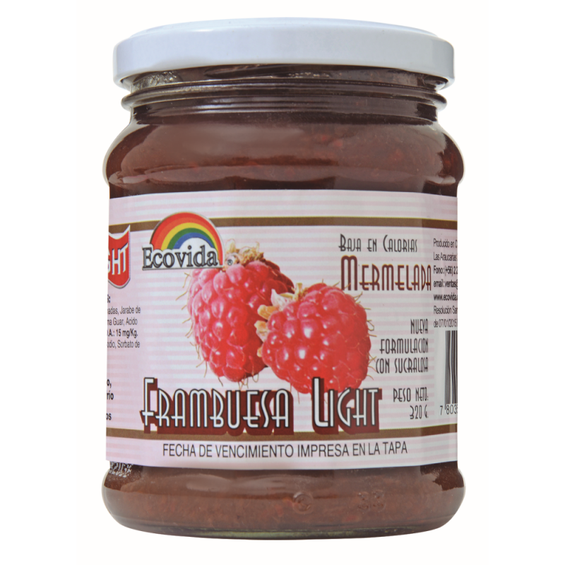 Mermelada Ecovida Frambuesa Light320 GR