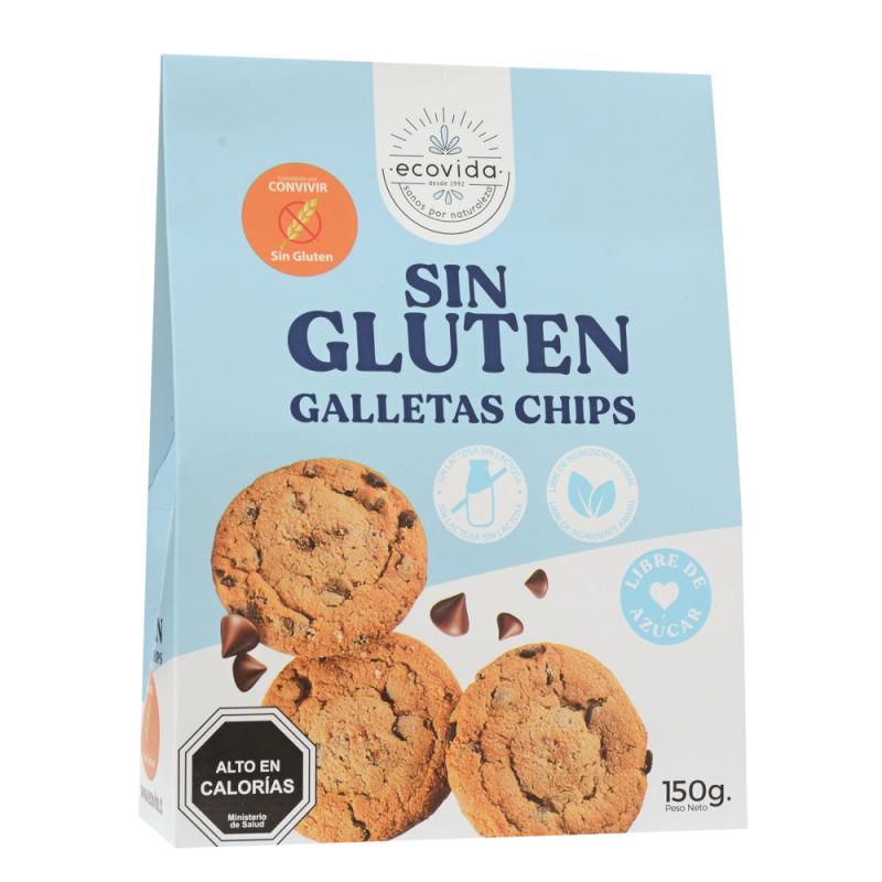 Galleta Sin Gluten Chips Ecovida150 GR