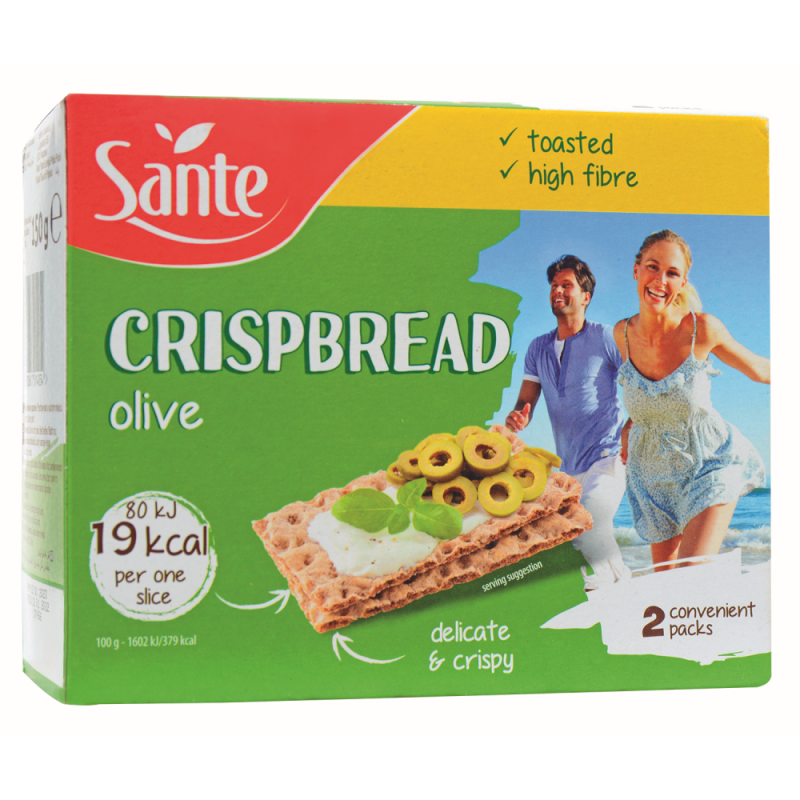 Galleta Sante Crispbread Oliva150 GR