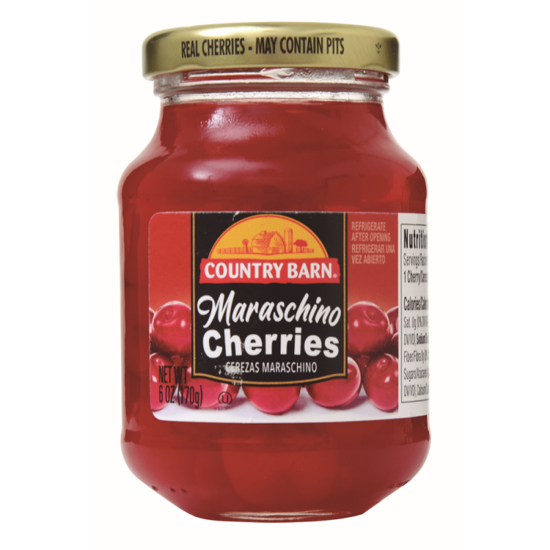 Cereza Country Barn Red Maraschino6 OZ