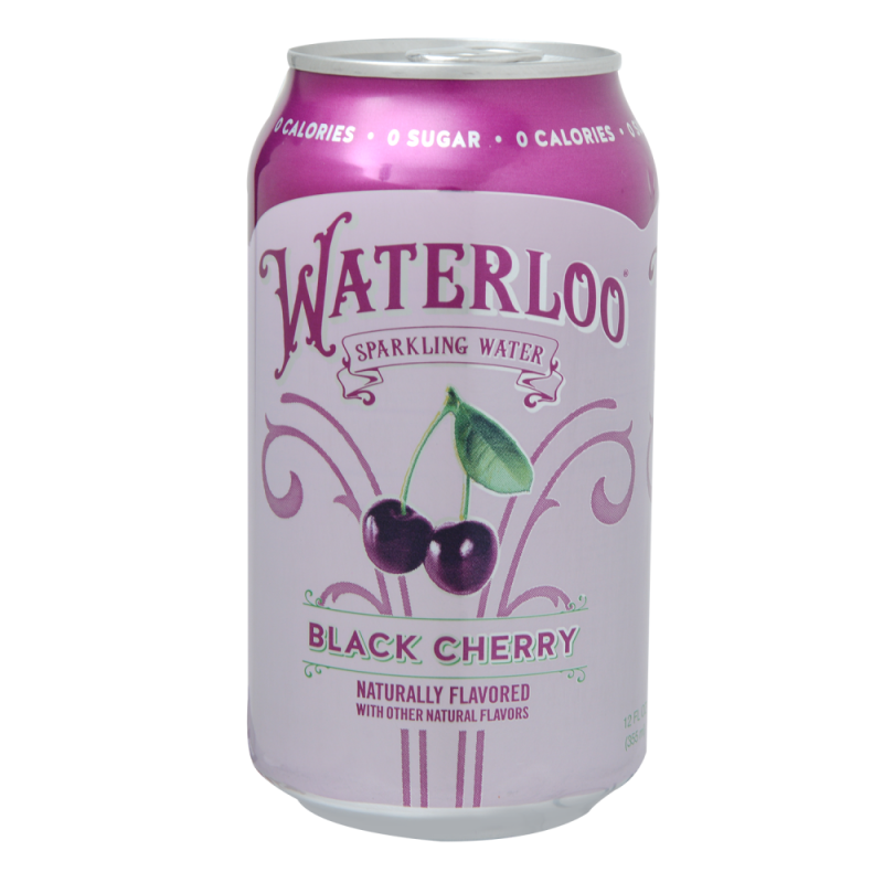 Agua Gasificada Waterloo Sparkling Cherry12 OZ