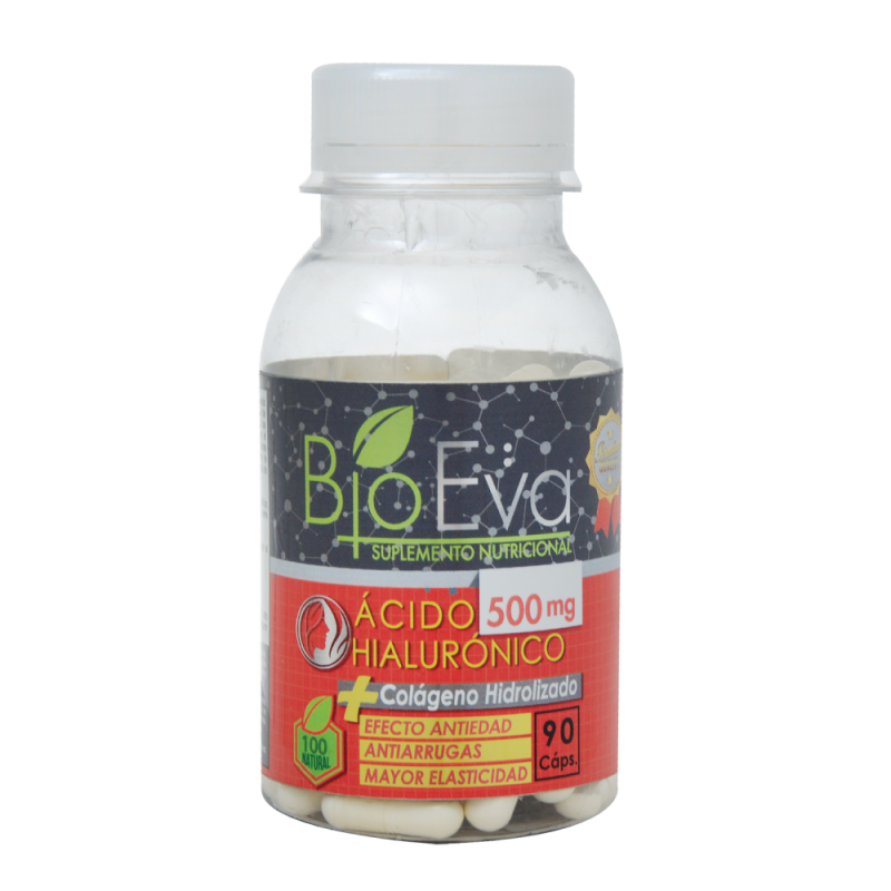 Vitamina Bio Eva Hialuronico C 500 MG90 UND