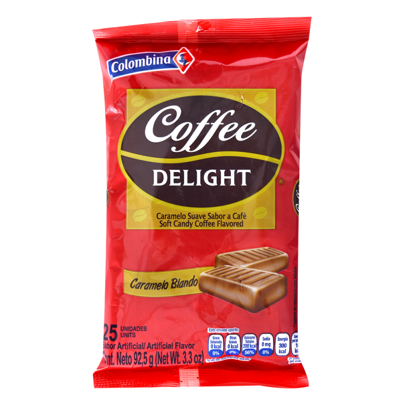 Caramelos Colombina Coffee Delight Blando25 UND