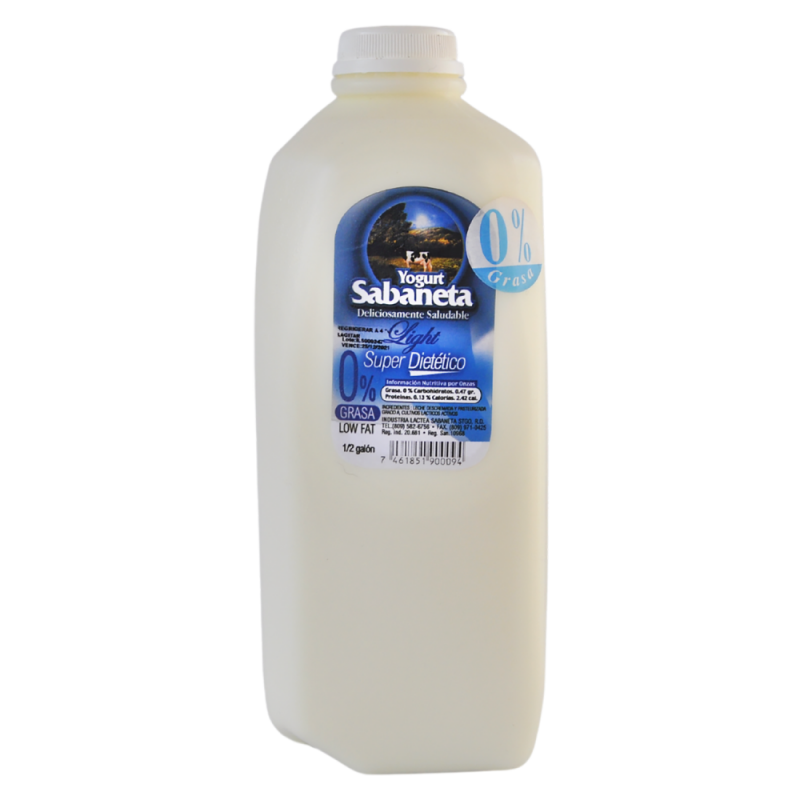 Yogurt Sabaneta Natural Light0.5 GL