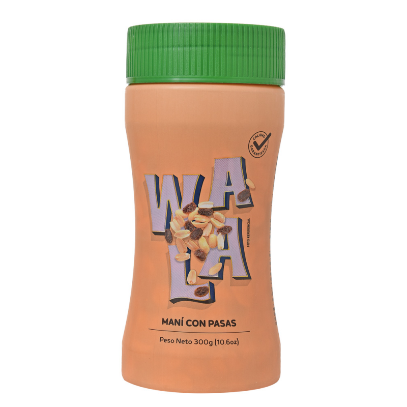 Mani Con Pasas Wala300 GR