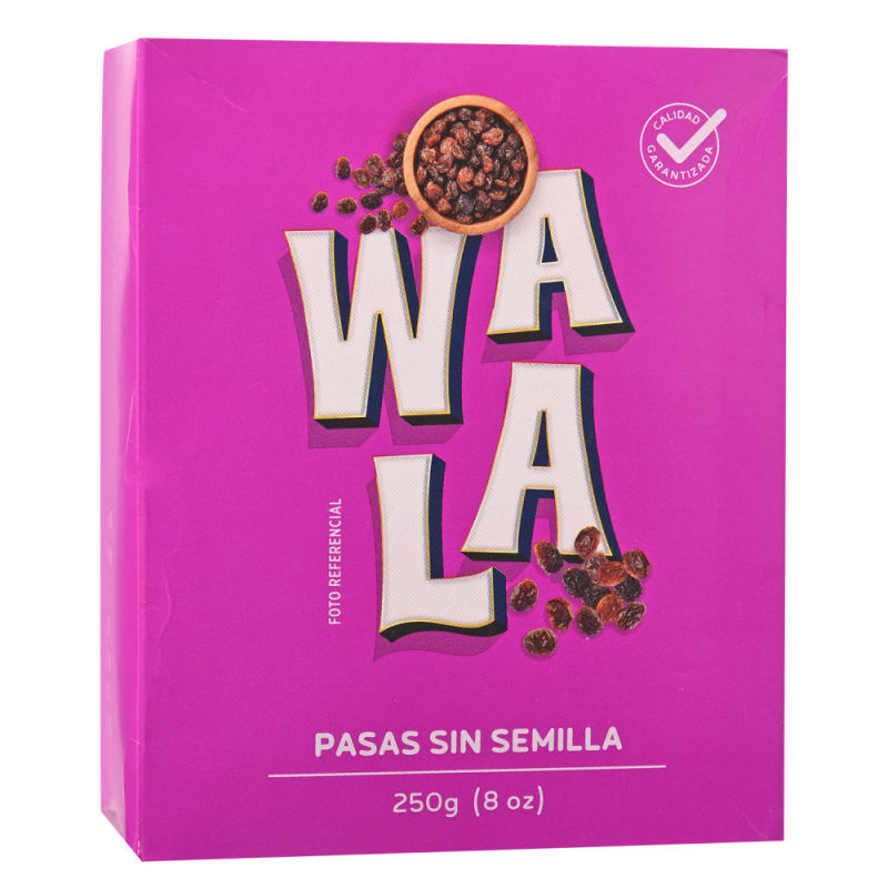 Pasas Sin Semilla Wala8 OZ
