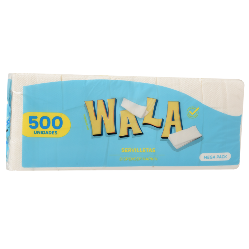 Servilletas Wala Dispenser500 UND