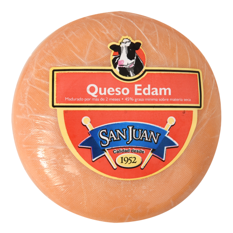 Queso Edam San Juan Tipo HolandesUND