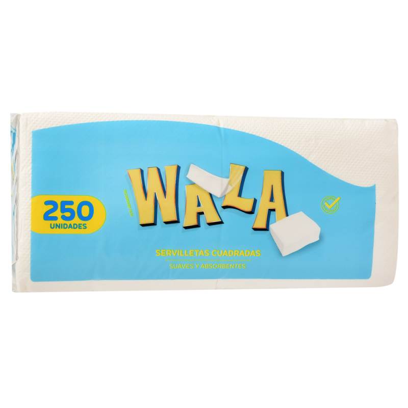 Servilletas Wala Cuadrada250 UND