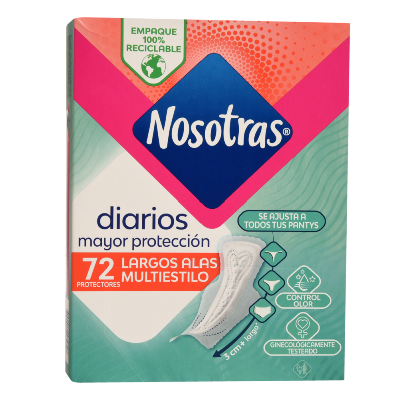 Diarios Largos Con Alas Nosotras Multipack72 UND