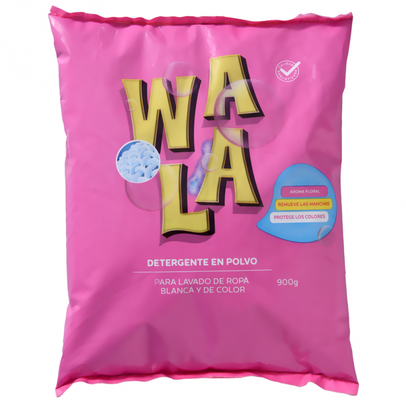 Detergente En Polvo Wala900 GR