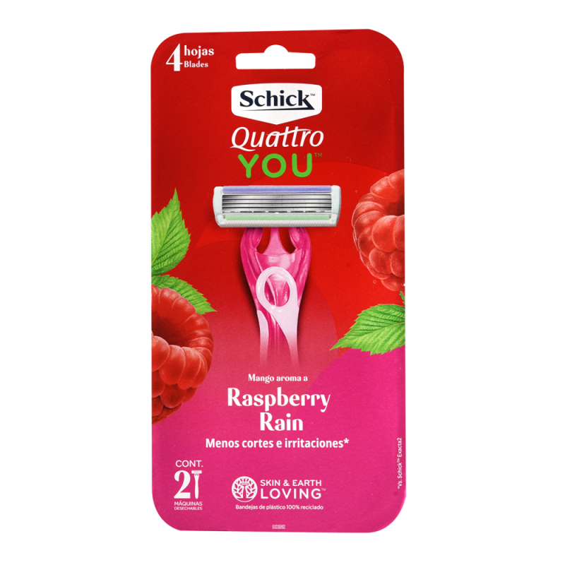 Rasuradora Schick Cuattro Raspberry2 UND