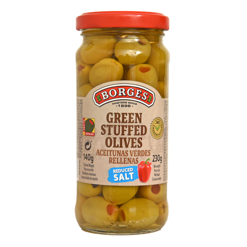 Aceitunas Borges Verde Rellenas Pim230 GR