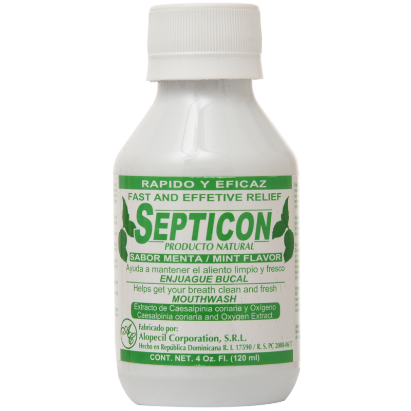 Enjuague Bucal Septicon Menta4 OZ