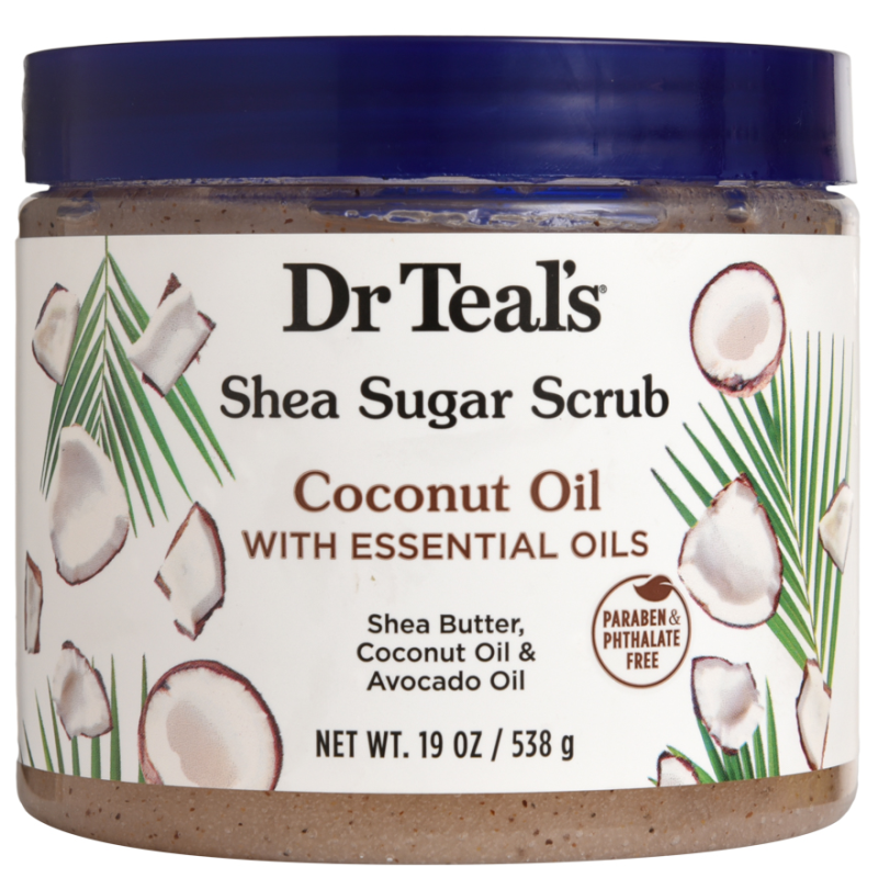 Exfoliante Con Aceite De Coco Dr Teal's16 OZ