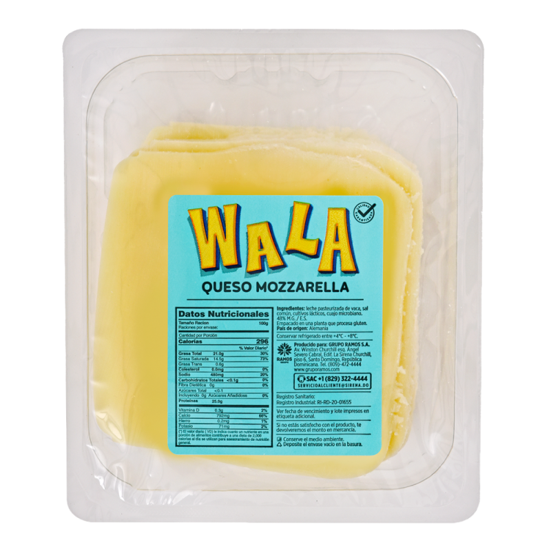 Queso Mozzarella Wala LonjaLB