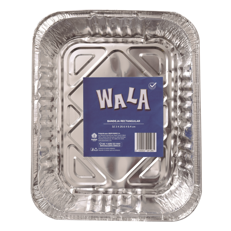 Bandeja Rectangular Wala 32.3 x 26.6 x 6.4PAQ