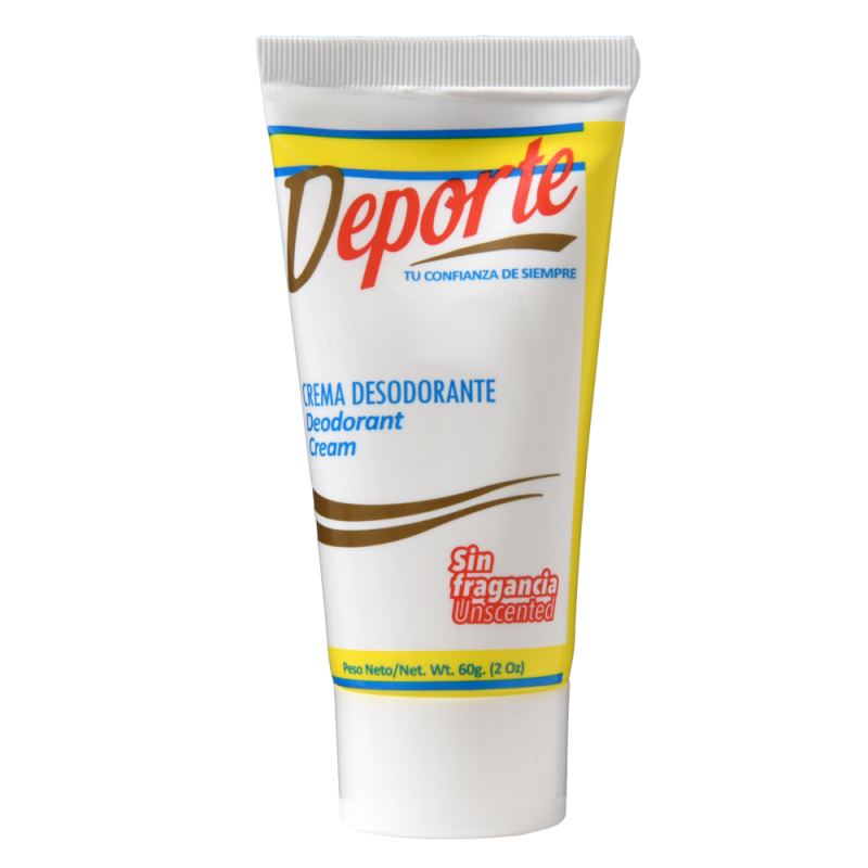 Desodorante Crema Sin Fragancia Deporte2 OZ