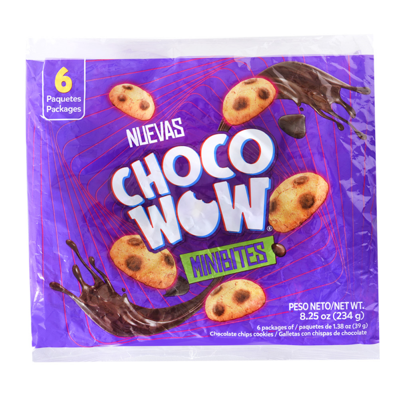Galleta Minibites Choco Wow 6 Und234 GR