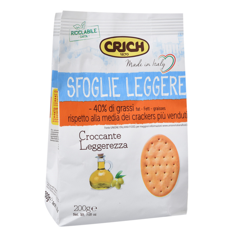 Galleta Sfog Legger Olive Oil Crich200 GR