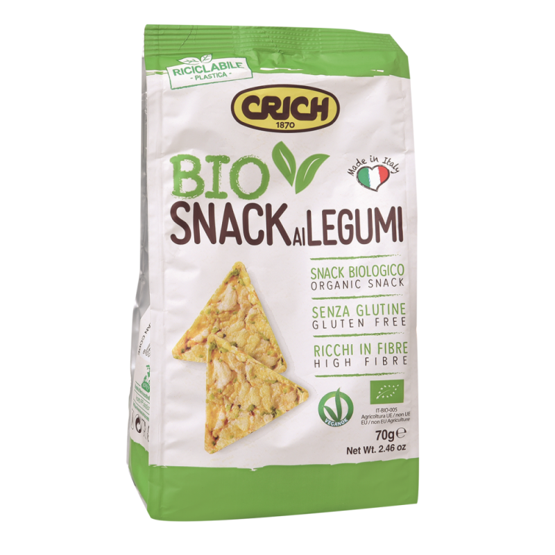 Galletas Bio Snack Cakes With Leguminous Crich70 GR