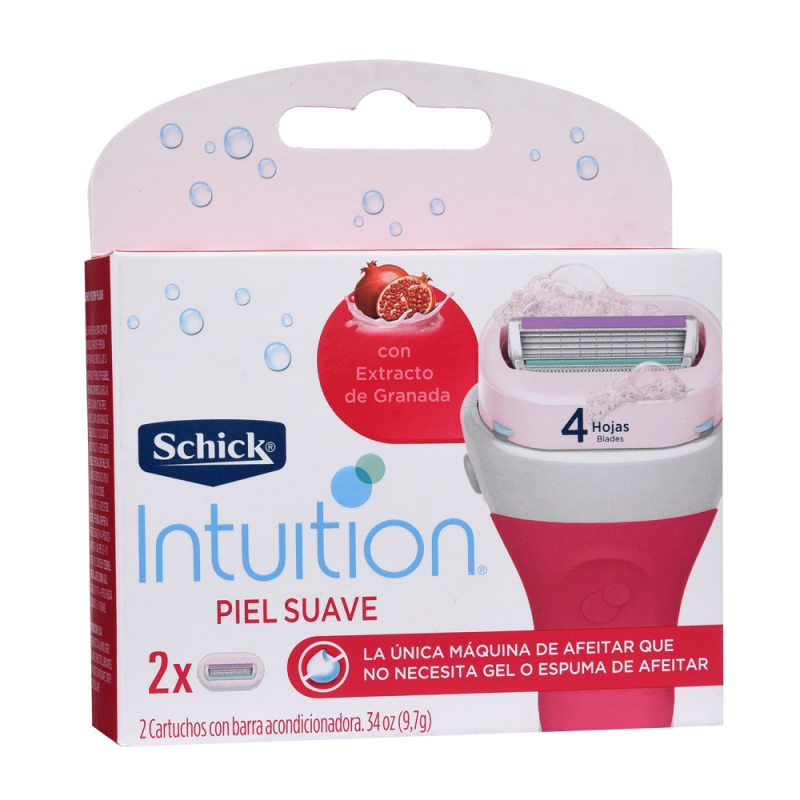 Refill Rasuradora Schick Piel Suave2 UND