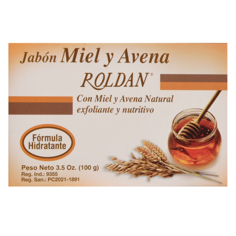 Jabón De Miel Y Avena Roldán100 GR