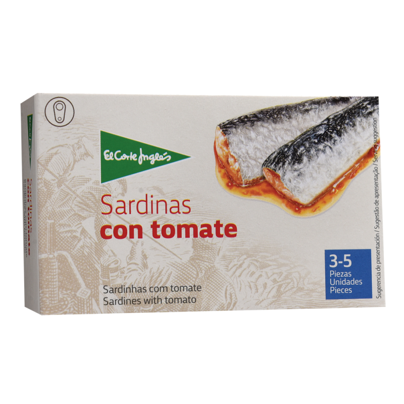 Sardinas Con Tomate El Corte Ingles 3-5 Un87 GR
