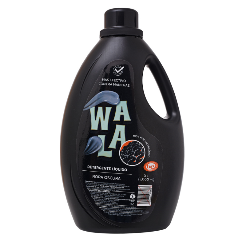 Detergente Wala Liquido Ropa Oscura3 LT