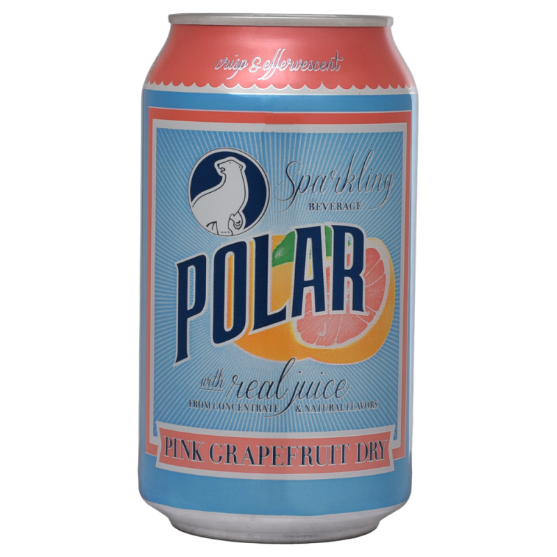 Soda Polar Pink Grapefruit Dry12 OZ