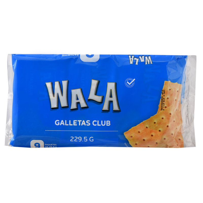 Galletas Wala Saladas Tipo Club9 UND