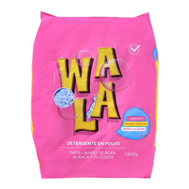 Detergente En Polvo Wala1800 GR