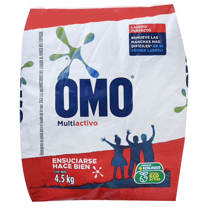 Detergente En Polvo Omo Multiactivo4.5 KG