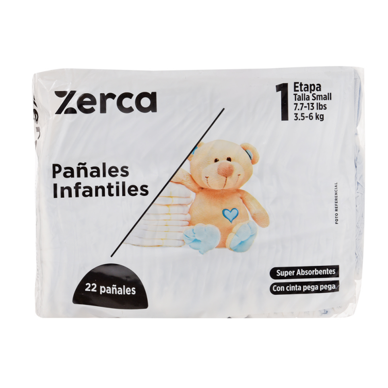Pañales Desechables Zerca Etapa 1 S22 UND