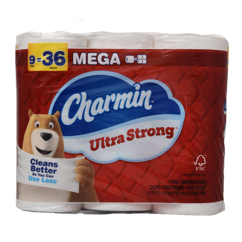 Papel Higienico Charmin Ultra Strong9 UND