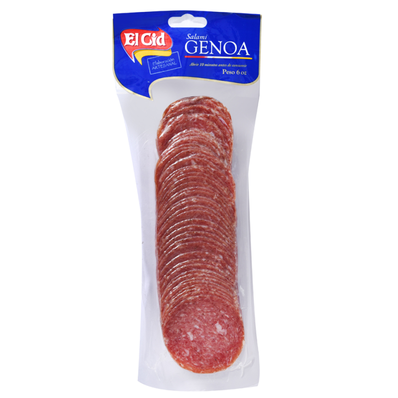 Salami Genoa Rebanados El Cid6 OZ