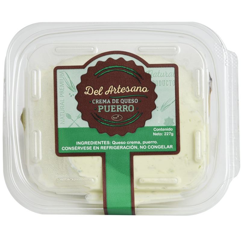 Crema De Queso Y Puerro Del Artesano227 GR