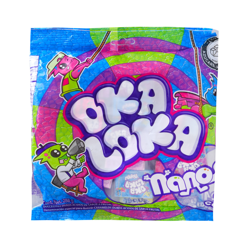 Caramelos Oka Loka Nanos288 GR