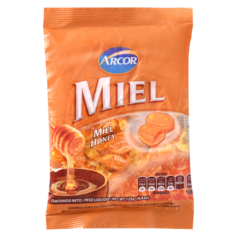 Caramelos Rellenos De Miel Arcor125 GR