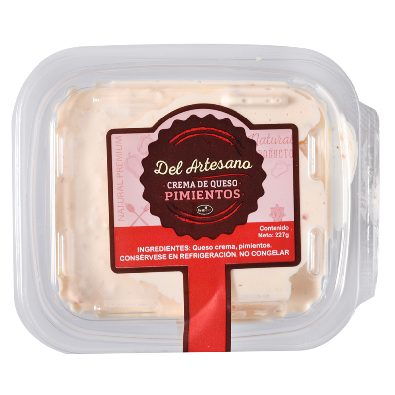 Crema De Queso/pimientos Del Artesano227 GR