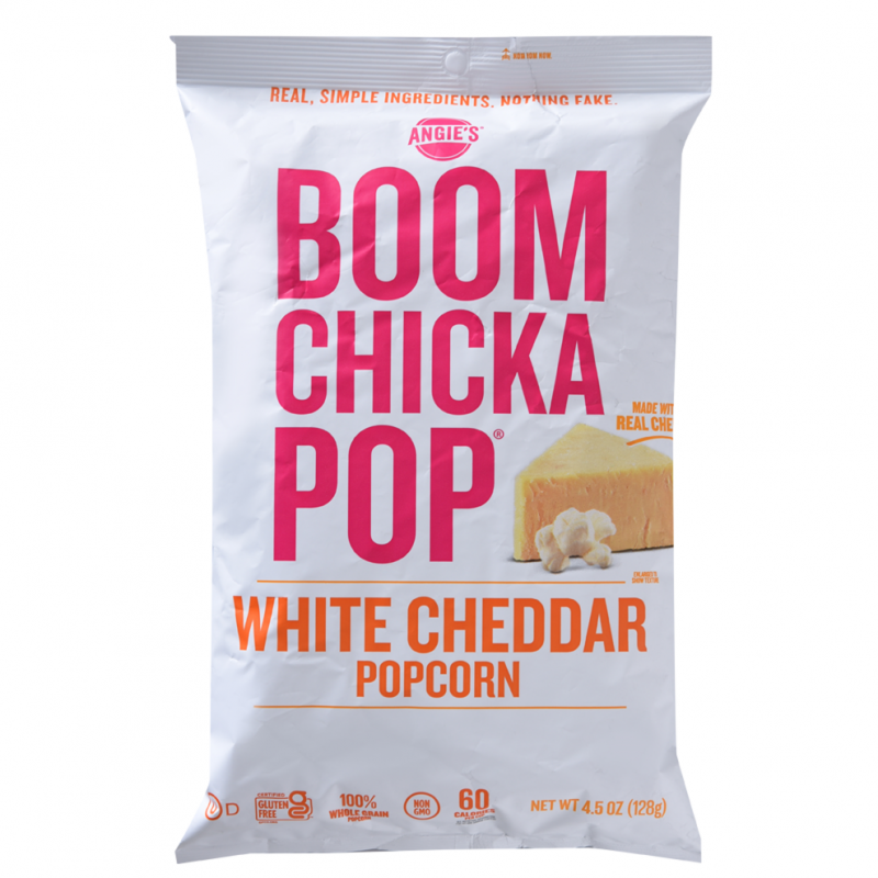 Pop Corn Angie S White Cheddar4.5 OZ