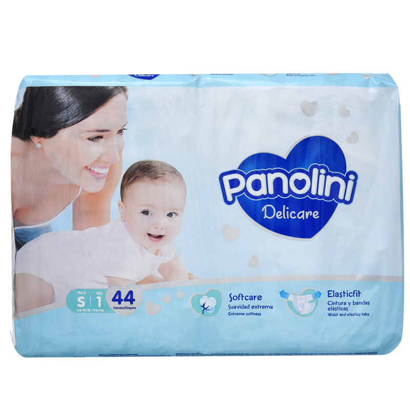 Pañal Panolini Delicare Small44 UND