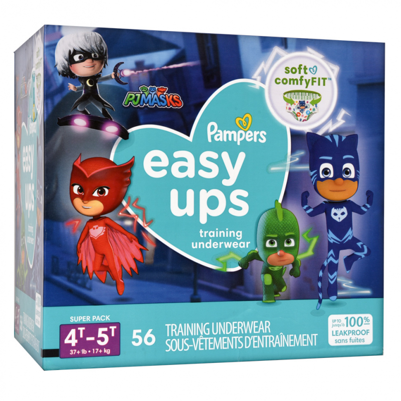 Pañales Pampers Easy Up Super 4t-5t56 UND