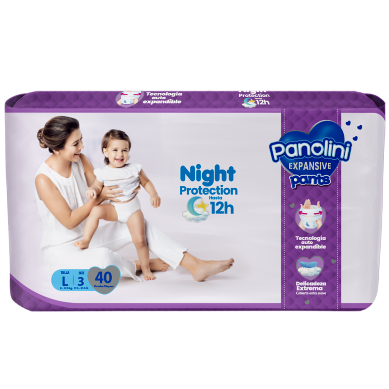 Pañales Panolini E3 Pants Expansive L40 UND