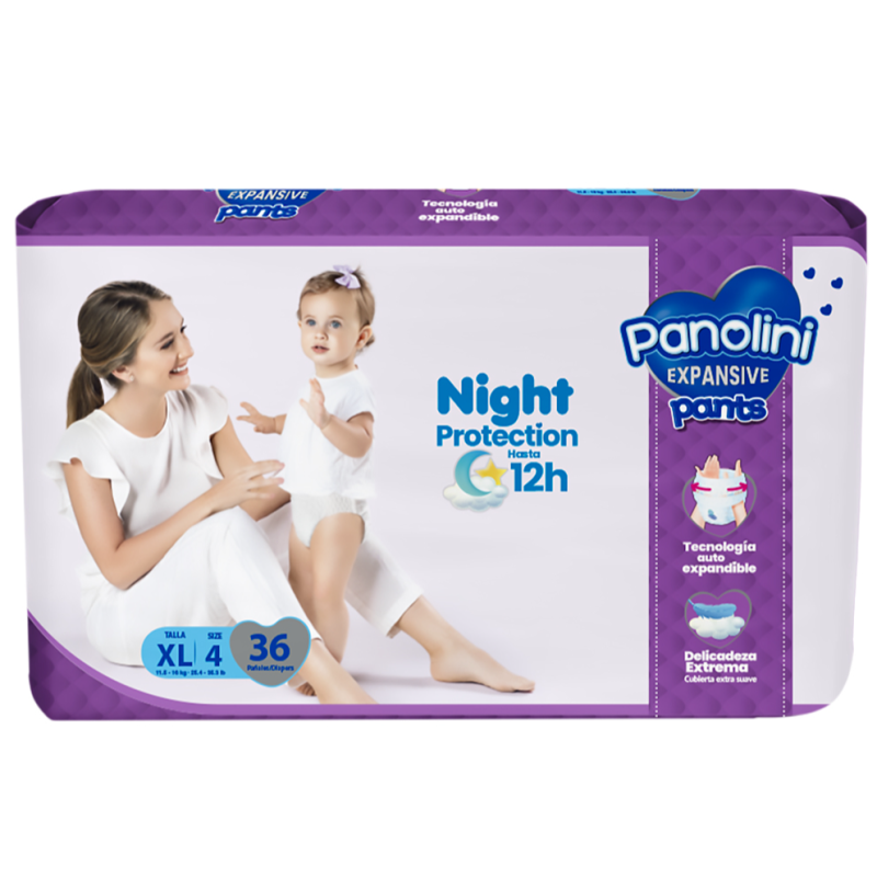 Pañales Panolini E4 Pants Expansive Xl36 UND