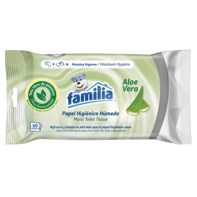 Papel Higienico Humedo Familia50 UND