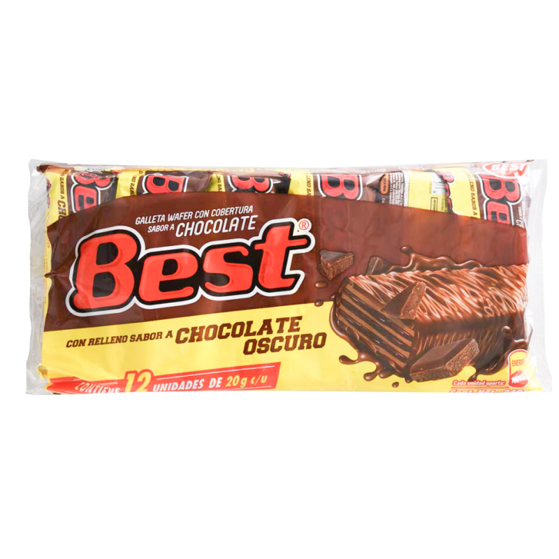 Galletas Waffer Chocolate Best12 UND