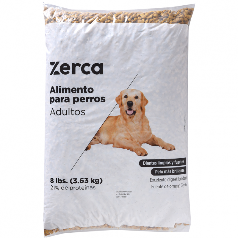 Alimento Perro Zerca Adulto8 LB