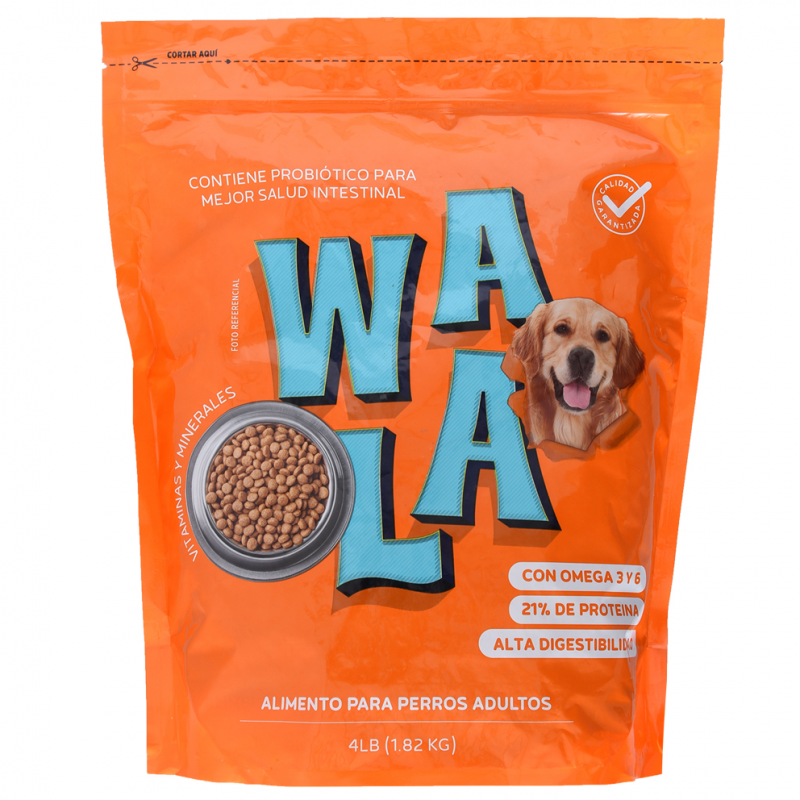 Alimento Perro Wala Adultos4 LB