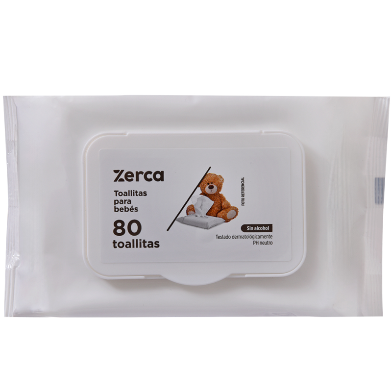 Toallitas Zerca Humedas80 UND